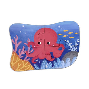 Wudly Ocean Puzzle Set - Progressive Learning Toy | The Mom Store - Wooden Puzzles