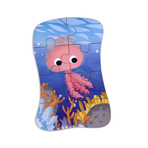 Wudly Ocean Puzzle Set - Progressive Learning Toy | The Mom Store - Wooden Puzzles