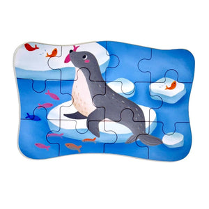 Wudly Polar Animals Puzzle Set - Learning Toy | The Mom Store - Wooden Puzzles