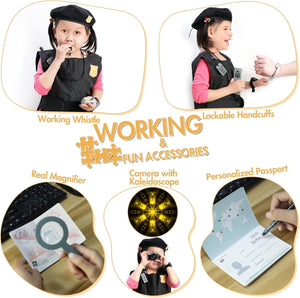 Wudly - Police Play Set - Pretend & Play Toys