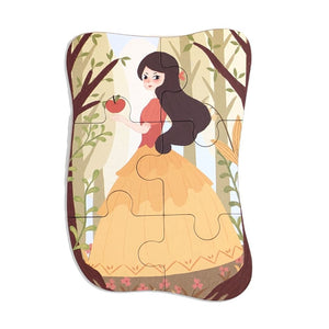 Wudly Princess Puzzle Set - Progressive Learning Toy | The Mom Store - Wooden Puzzles