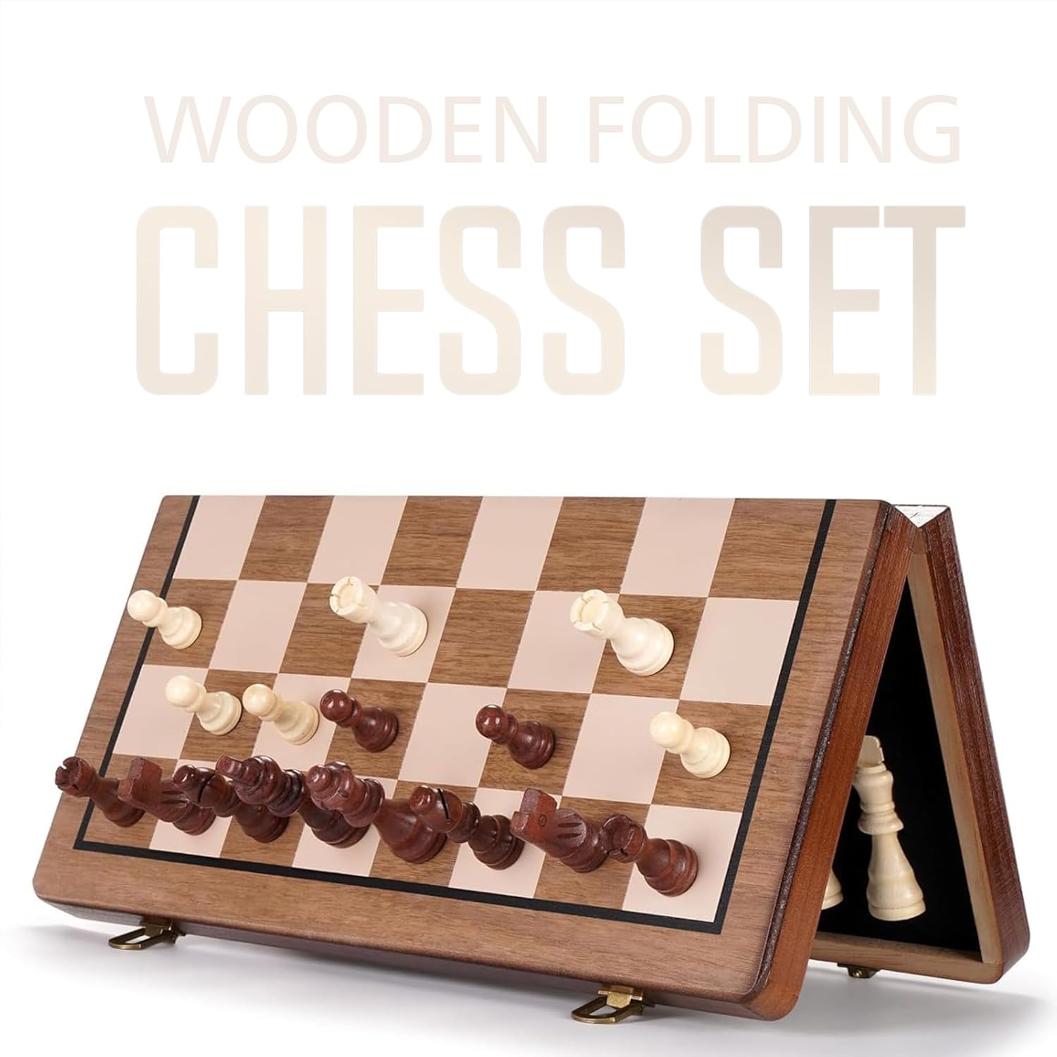 Wudly - Small Chess For Kids and Adults - Board Games