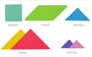 Wudly Tangram Puzzle Book - Brain Teaser Game | The Mom Store - Activity