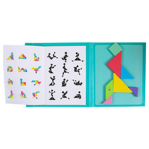 Wudly Tangram Puzzle Book - Brain Teaser Game | The Mom Store - Activity
