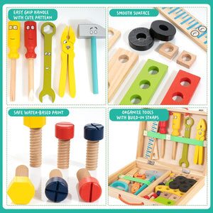 Wudly - Tool Box - Pretend & Play Toys
