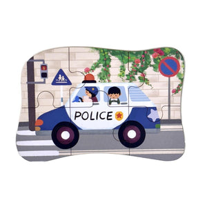 Wudly Vehicle Puzzle Set - Progressive Learning Toy | The Mom Store - Wooden Puzzles