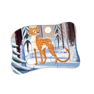 Wudly Wild Animals Puzzle Set - Learning Toy | The Mom Store - Wooden Puzzles