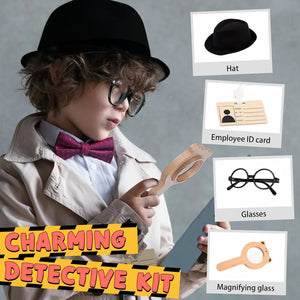 Wudly - Wooden Detective Children Play set - Pretend Play
