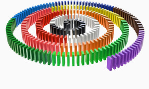 Wudly Wooden Domino Blocks Set - STEM Learning Toy | The Mom Store - Wooden Block Toys