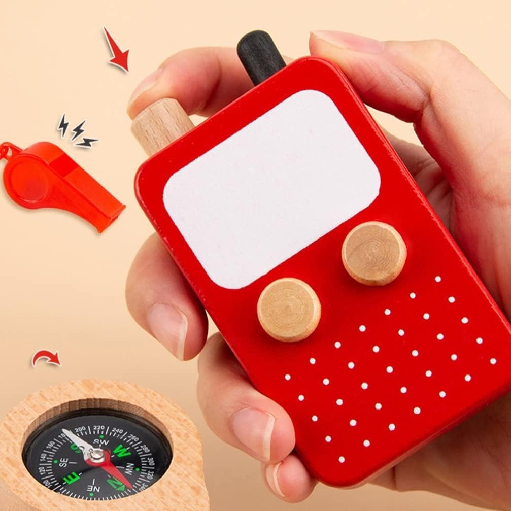 Wudly - Wooden Fire Fighter Play Set For Adults - Pretend Play