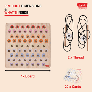 Wudly Wooden Joyboard for Kids - Educational Toys