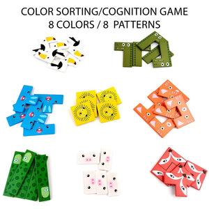 Wudly Wooden Six Russian - Animal Theme - Wooden Puzzle