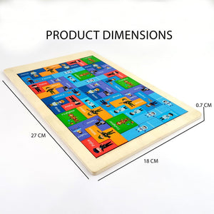 Wudly Wooden Six Russian - Professional Work - Wooden Puzzles