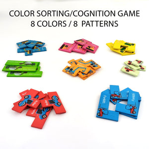 Wudly Wooden Six Russian - Vehicle Theme - Wooden Puzzles