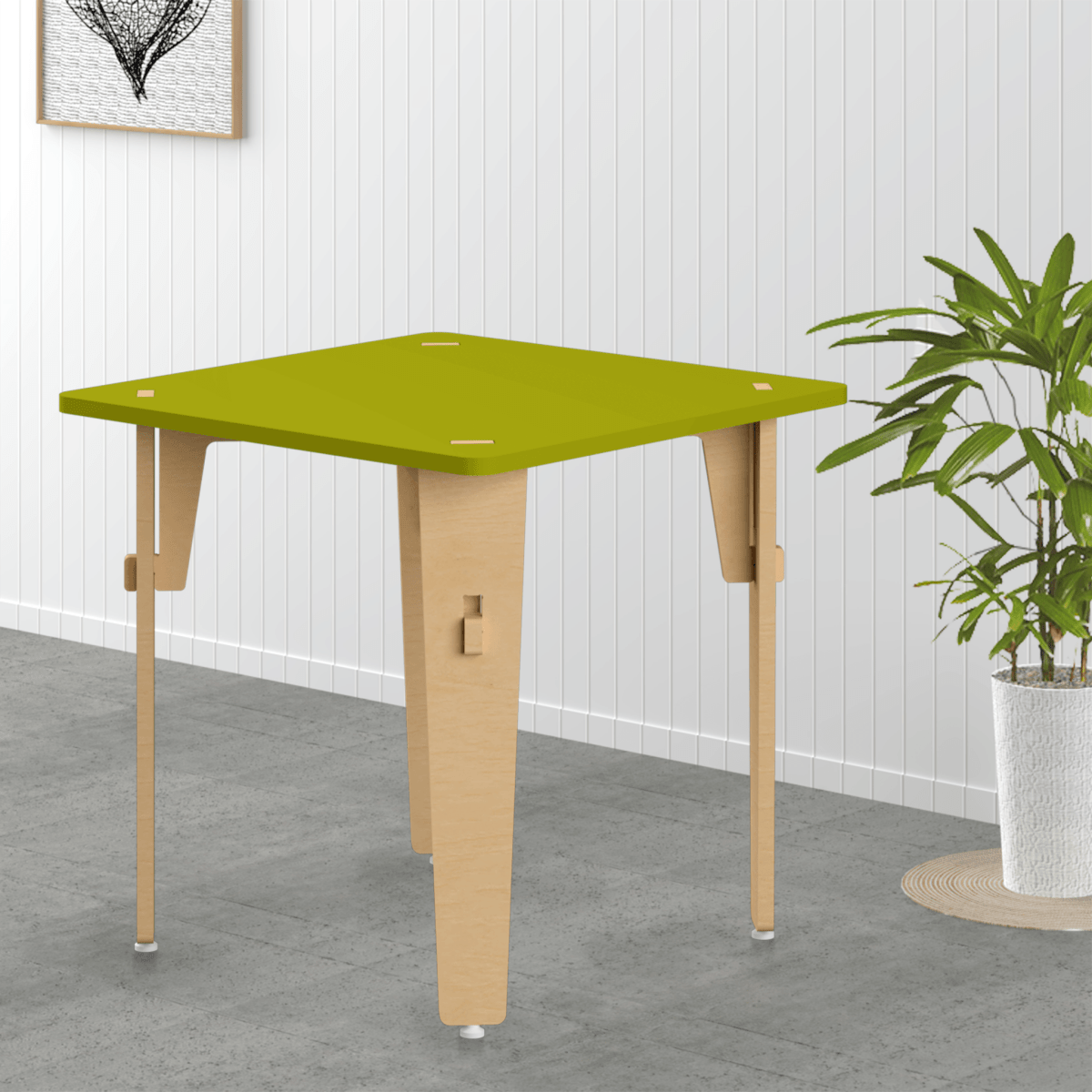 X&Y Lime Fig Table - Green - FG130918G