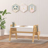 X&Y Metallic Berries Floor Table - White - FG210918W