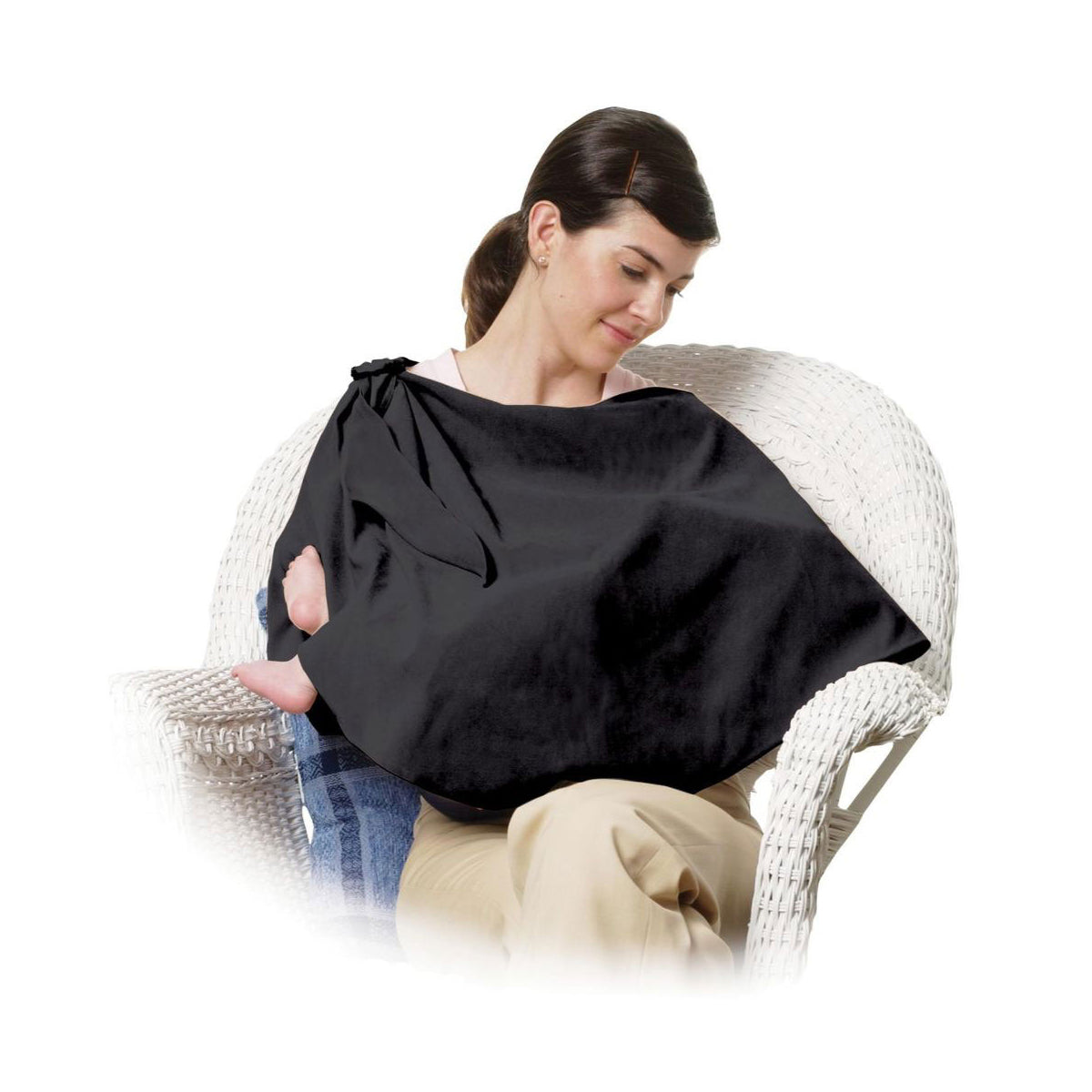 The First Years Nursing Nursing Privacy Wrap (Birth To 12 Months) Black