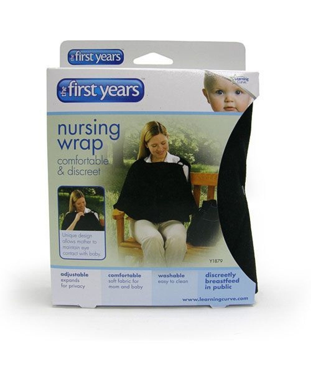 The First Years Nursing Nursing Privacy Wrap (Birth To 12 Months) Black
