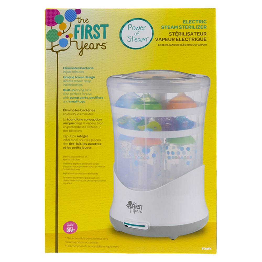 The First Years Sterilizer Power Of Steam Sterilizer (Birth To 36 Months) Grey