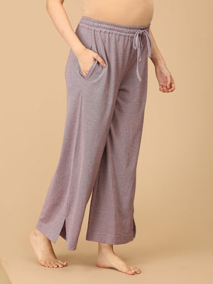 Stay comfortable and stylish through every stage of motherhood with our Yawn & On Maternity and Nursing Nightwear Set. Crafted from soft, breathable cotton-blend fabric, this nightwear set features a button-down top for easy nursing access and elasticated waistband pants for a perfect fit during and after pregnancy. Designed for all-day comfort, it‚Äôs ideal for maternity sleepwear, lounging, and postpartum wear. The relaxed silhouette and elegant collared design add a touch of sophistication to your bedtim