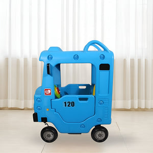 YAYA BLUE BUS ROOF CAR - Ride-On Toys