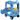 YAYA BLUE BUS ROOF CAR - Ride-On Toys