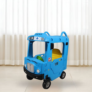 YAYA BLUE BUS ROOF CAR - Ride-On Toys