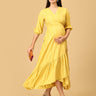 Yellow - a Go - Go Maternity Wrap Dress - DRS - SK - YLGOG - S