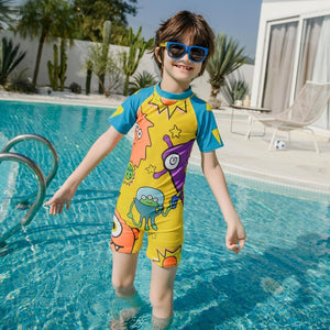 Yellow Aliens Swimwear/swimsuit for Kids - Little Surprise BoxYellow Aliens Swimwear/swimsuit for Kid - Little Surprise BoxYellow Aliens Swimwear/swimsuit for Kid