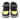 Yellow and Black Canvas Sports Shoes - KS-SS-YLWBLK-3.5-4