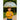 Yellow Dome style construction theme Transparent Umbrella for Kids, 1 - 5years - Monsoon Wear