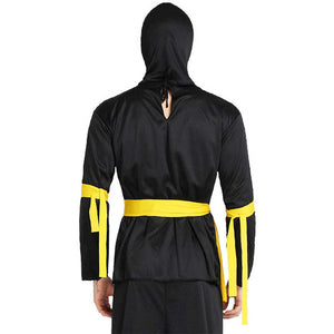 Yellow Dragon Ninja Adults Halloween Costume Fancy Dress Up - M Halloween