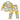 Yellow Grey Bear print soft Cotton Kids Nightsuit - 3 - 4 Years Nightsuits