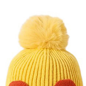 Yellow & Grey Bear Winter Cap & Neck Muffler Set - Little Surprise BoxYellow & Grey Bear Winter Cap & Neck Muffler Set