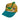 Yellow & Teal  3d Dino on wheels Casual Cap for Kids - Little Surprise BoxYellow & Teal  3d Dino on wheels Casual Cap for Kids
