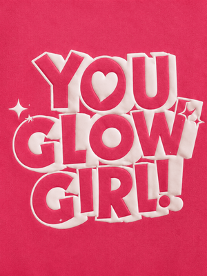 You Glow Girl Kids Sweatshirt - 6-7 Years Kids Winter Sweatshirts
