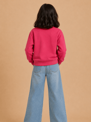 You Glow Girl Kids Sweatshirt - 6-7 Years Kids Winter Sweatshirts