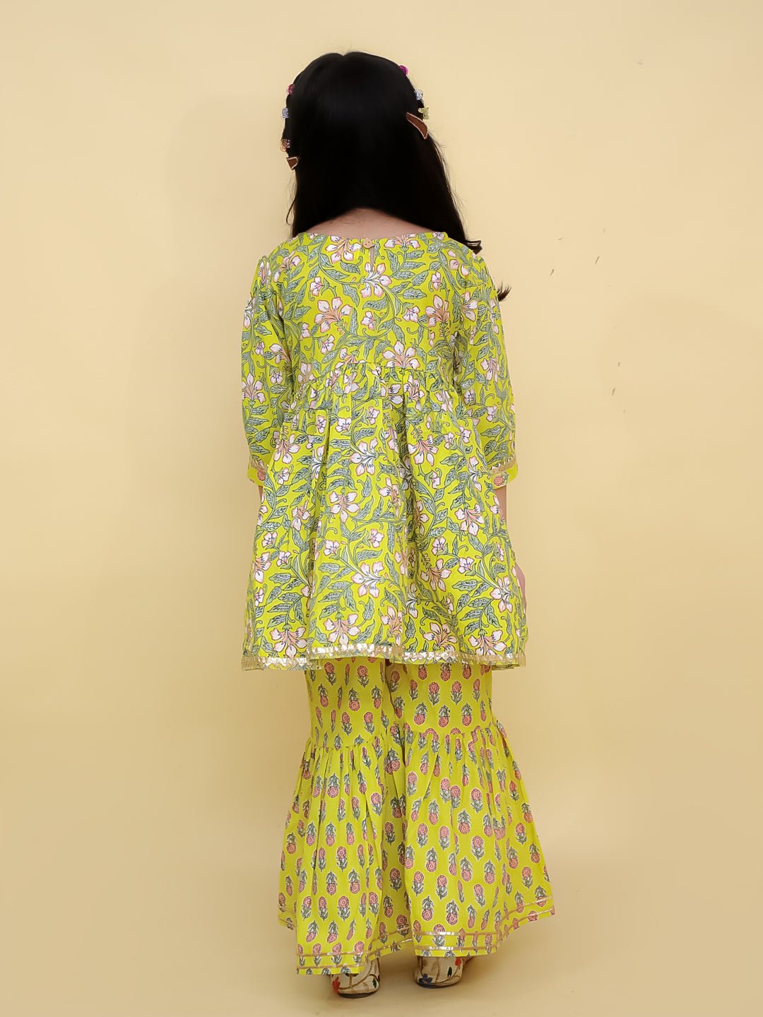 Zarahaat Girls Anarkali Kurta Sharara Set - KES - SC - MSKGA - 0 - 6