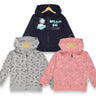 Zipper Jacket Combo of 3- Dino Tales, Rainbow Land and Dream Big - ZPJK3-DTRDB-0-6