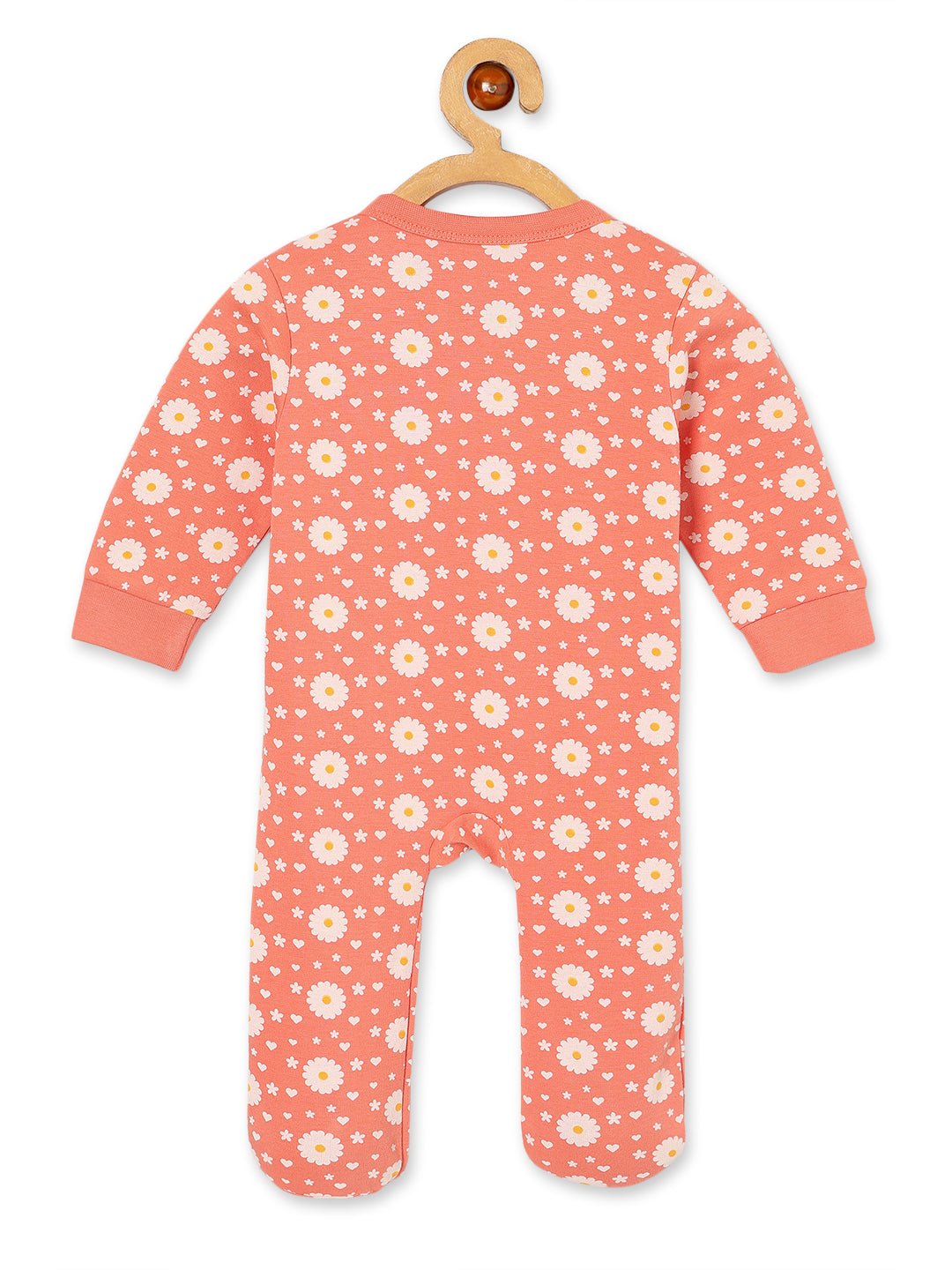 Zipper Romper Combo of 2: Coral Blossom and Lavender Infant Zipper Romper - ROM2 - ZP - CBLTN - PM