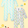 Baby Zipper Romper Combo of 2 Elephantastic-Berry Bites