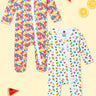 Baby Zipper Romper Combo Of 2 Fruitilicious-Berry Bites