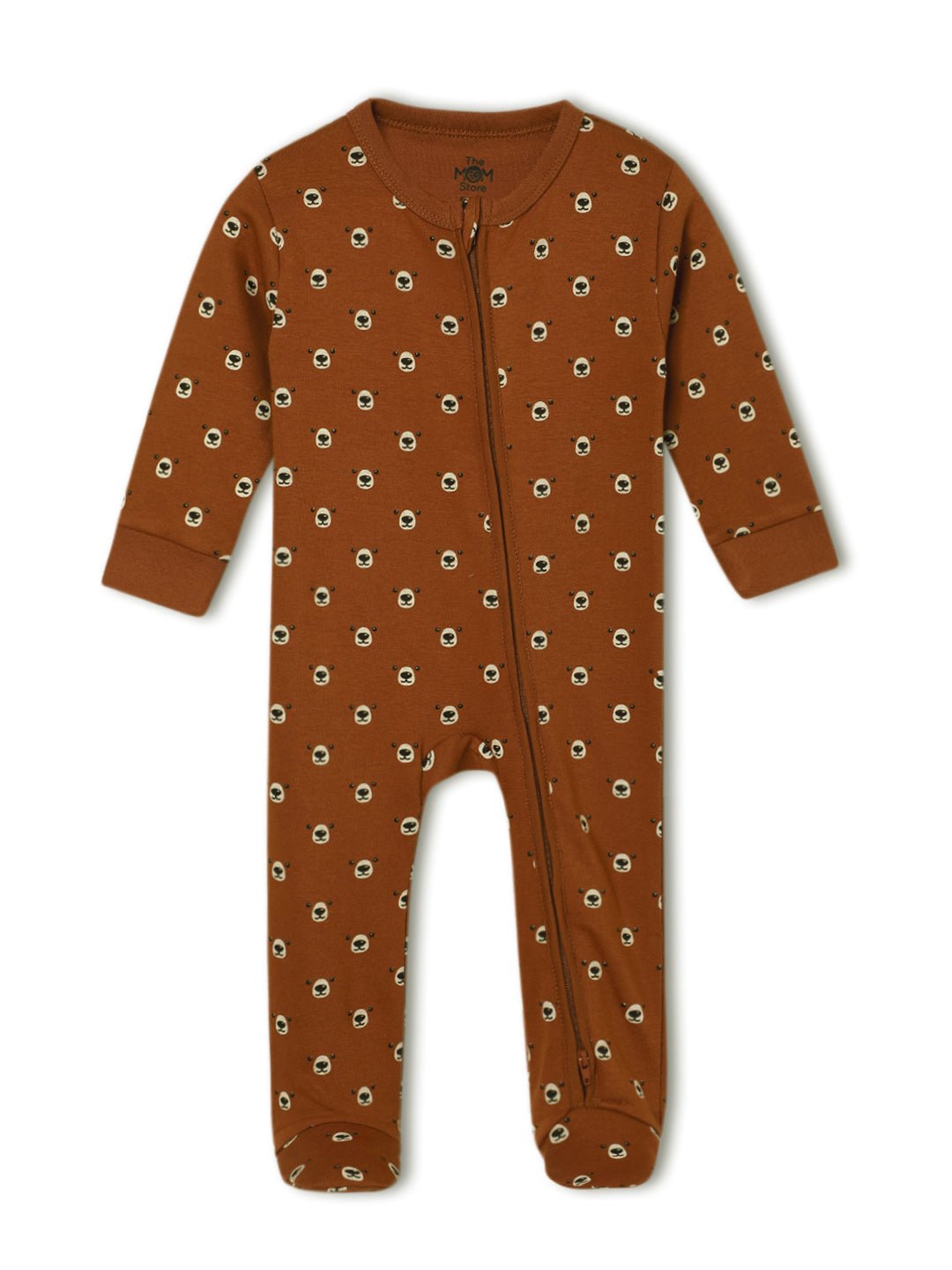 Baby Romp Zipper Romper Combo of 2: Rusty Jungle and Beary Best Infant Zipper ...