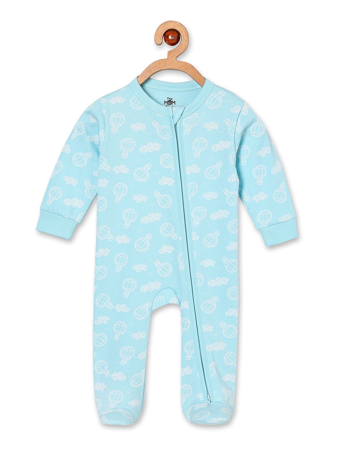 Zipper Romper Combo of 2: Rusty Jungle and Sky Drift Zipper Romper - ROM2 - ZP - RSJSD - PM