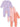 Zipper Romper Combo of 3: Lavender Twinkle, Coral Blossom and Rosy Hearts Infant Zipper Romper - ROM3 - ZP - LTCRH - PM
