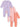 Zipper Romper Combo of 3: Lavender Twinkle, Coral Blossom and Rosy Hearts Infant Zipper Romper - ROM3 - ZP - LTCRH - PM