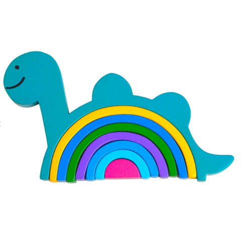 Earthy Tweens Dino Themed Rainbow Stacker