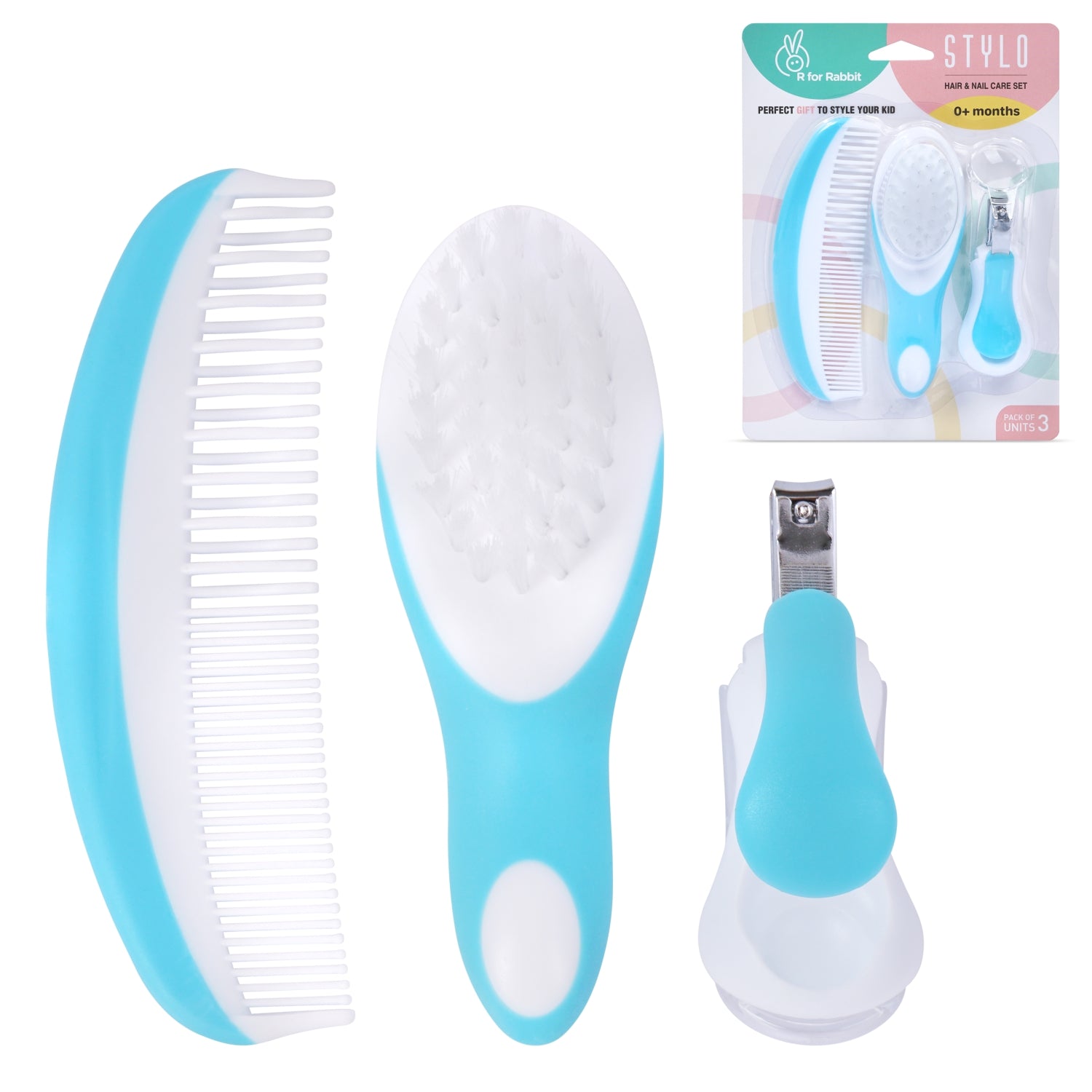 R for Rabbit Stylo Hair & Nail Care Set- Blue