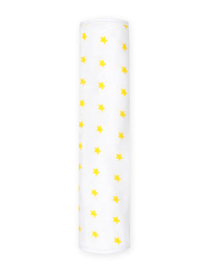 Yellow Star - Muslin Burp Cloth