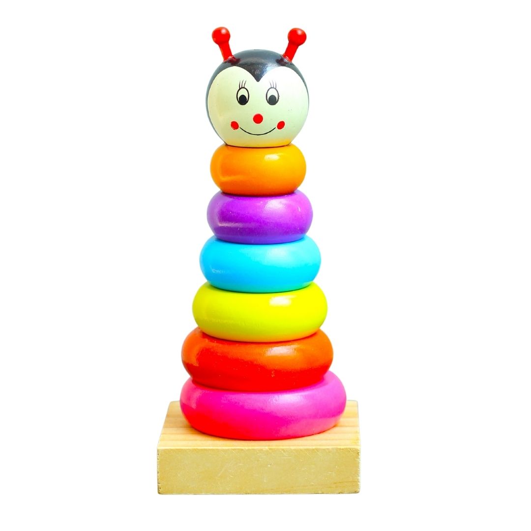 Earthy Tweens Rainbow Smiley Tower